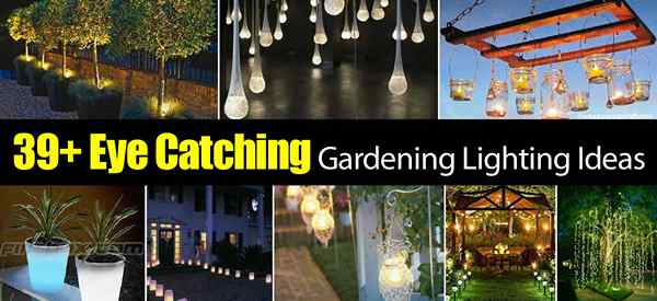39+ idées d'éclairage de jardinage accrocheuses