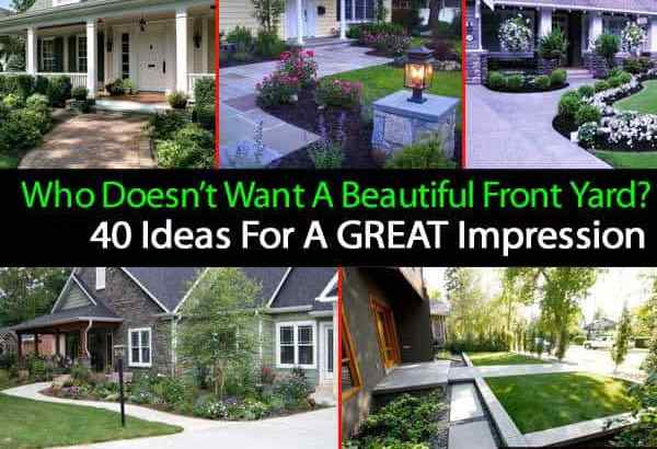 40 idea landskap halaman depan untuk kesan yang baik