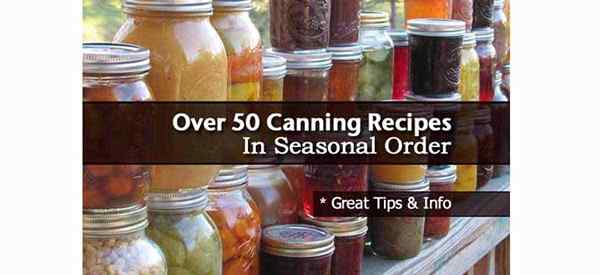 Más de 50 recetas de Canning en orden estacional