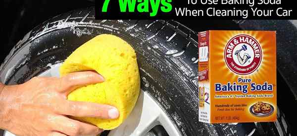 7 formas de usar bicarbonato de sodio al limpiar su automóvil