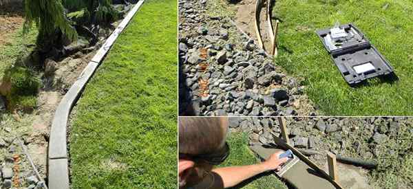 DIY Make Concrete Landscape Pording krok po kroku