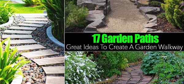 17 idées de chemin de jardin excellentes façons de créer une passerelle de jardin