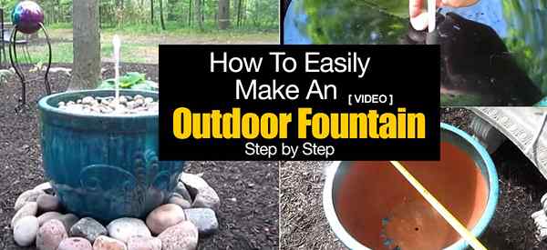 Comment faire facilement une fontaine extérieure
