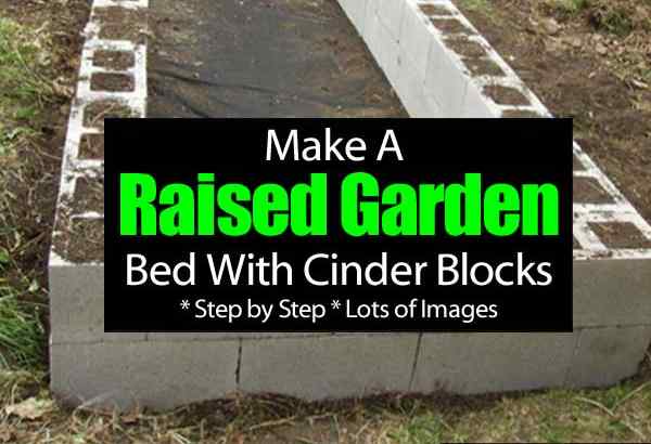 Como fazer um jardim de cama levantada usando blocos de concreto