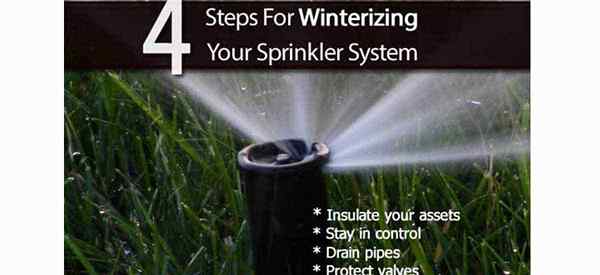 4 Langkah untuk Musim Dingin Sistem Sprinkler Anda