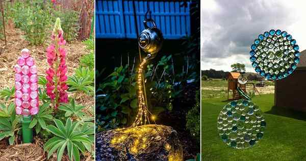 13 DIY -Gartenprojekte mit Kleber, um freie Skulpturen und Zubehör herzustellen