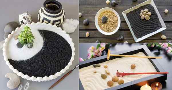 13 idéias de jardim de mini zen diy para mesa