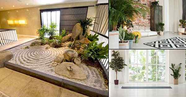 15 ideas de jardín de meditación en interiores