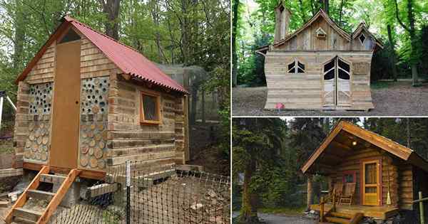 16 cabanes en rondins de jardin bricolage onimées que vous pouvez construire par vous-même