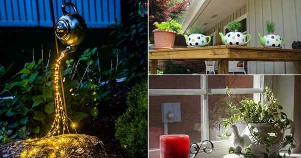 16 idéias realmente divertidas de bule de bricolage para os jardineiros