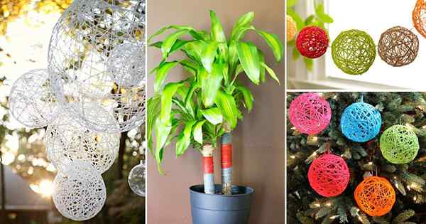 17 Must ver Idéias de Artesanato de Fios DIY para casa e jardim