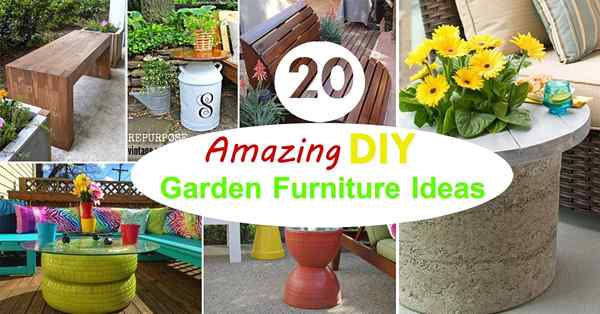 20 erstaunliche DIY -Gartenmöbel Ideen | DIY Patio & Outdoor Möbel Ideen