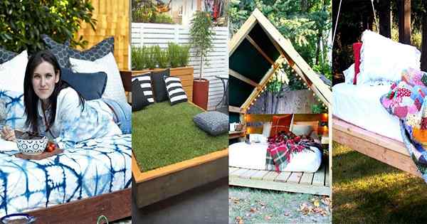 20 DIY Proyek & Ide Tempat Tidur Luar Ruang!