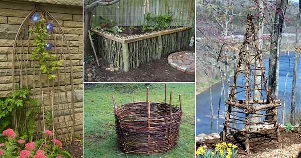 20 Gartenprojekte mit Stöcken und Zweigen