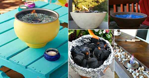 21 ideas de tazón de fuego de diy tibio (pozo de fuego) para espacios pequeños