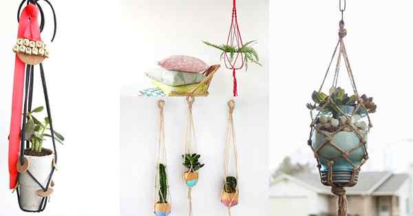 23 Les cintres de plante de macrame les plus incroyables idées de bricolage