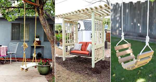 26 ideas de columpios al aire libre de bricolaje para agregar estilo