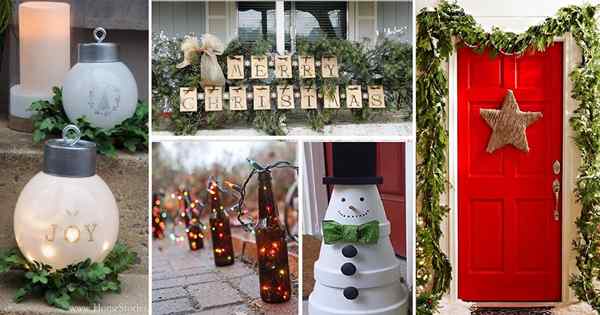 27 Idéias alegres de decoração de Natal DIY você deve olhar