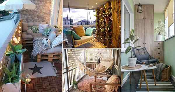 30 ideas de jardín de balcón de apartamento acogedor