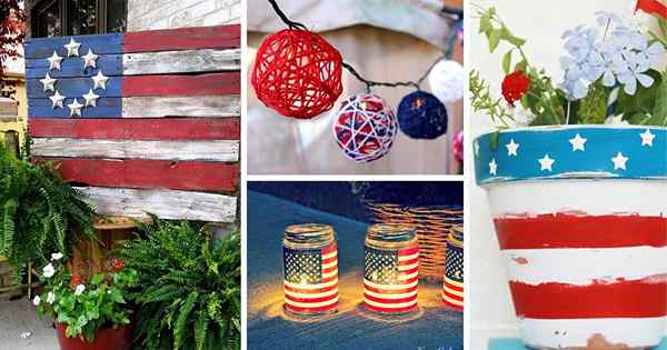 33 Fabulous & Easy DIY 4. Juli Dekorationsideen