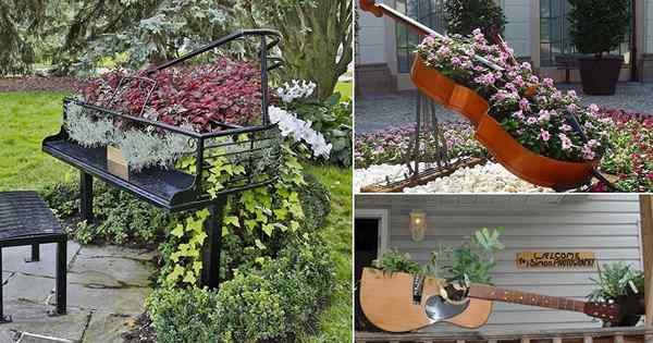 7 jardinières d'instruments de musique bizarres DIY