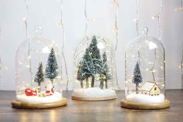 8 Idées de jardin de fées de Noël miniature bricolage à faire en quelques minutes