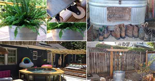 21 façons de réutiliser les réservoirs en stock dans la maison et le jardin