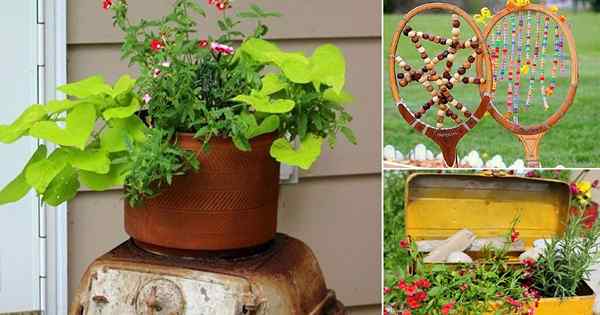 25 projektów DIY Garden wykonanych z śmieciowych przedmiotów