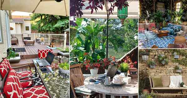 25 lugar de trabajo productivo en las ideas del jardín