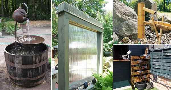 28 Kreative DIY Outdoor Water Fountain Ideen