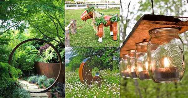 29 großartige DIY -Garten -Schwerpunkte Ideen