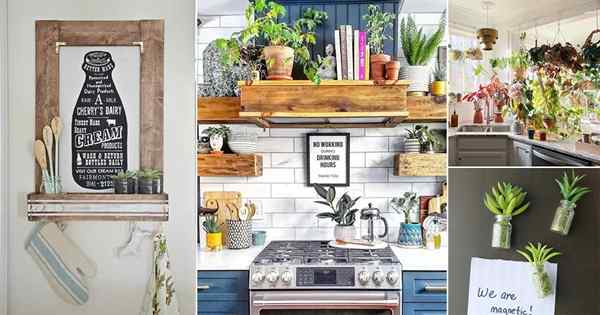 30 ide dekorasi dapur DIY | Dekorasi dinding dapur terbaik