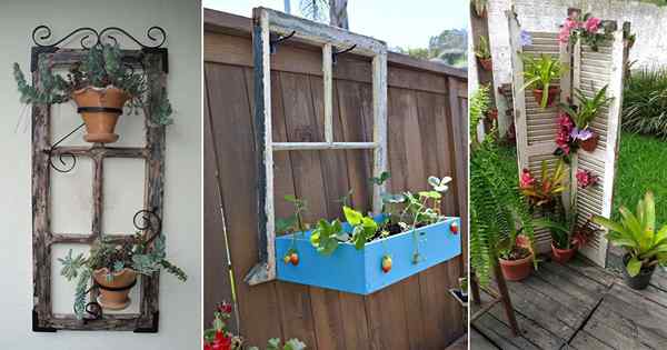 29 Kreative Ideen, um alte Fenster in Home & Garden zu verwenden