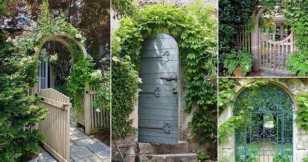 30 Pomysły na drzwi wejściowe ogrodu w ogrodzie
