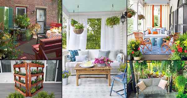 30 idéias de decoração de varanda com plantas