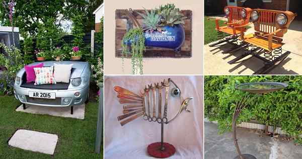 32 anciens articles de garage transformés en choses de jardinage cool