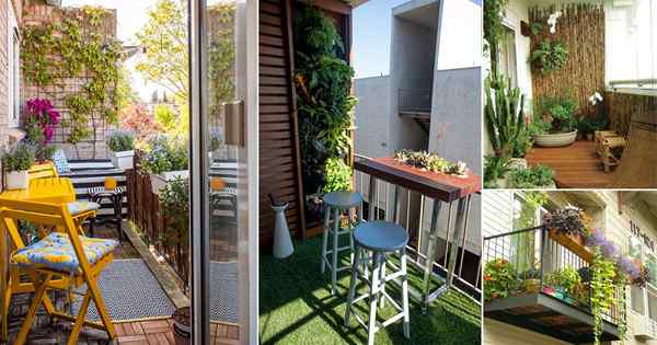 44 balkoni luaran kecil dihiasi terbaik di Pinterest