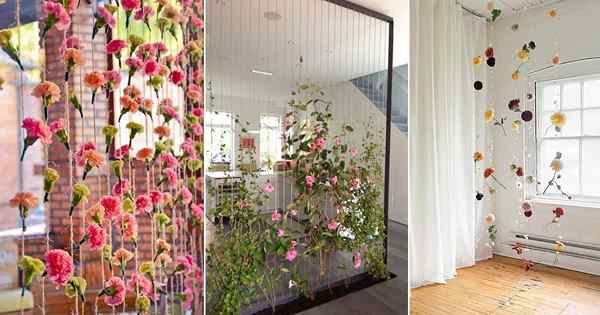 17 superbes idées de rideaux de floraison intérieurs