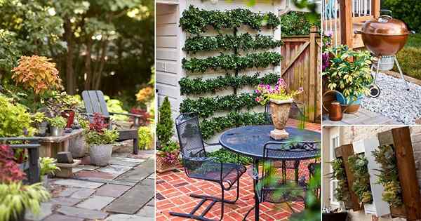 18 Piękne pomysły na patio budżetowe na małe podwórko