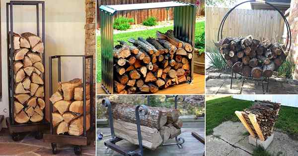 30 meilleures idées de racks de bois de chauffage fait maison