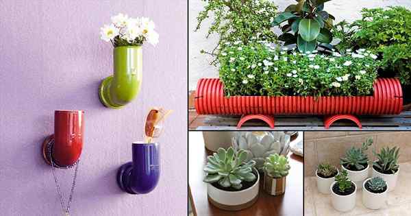 16 plantadores inimagináveis ​​de tubos de PVC DIY para criar um jardim de PVC