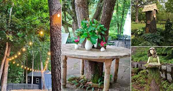 20 proyectos de árbol de bricolaje para el patio trasero