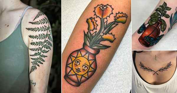45 belas idéias de tatuagem de plantas